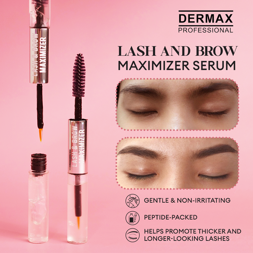 DERMAX Lash and Brow Maximizer Serum 3.5ml each