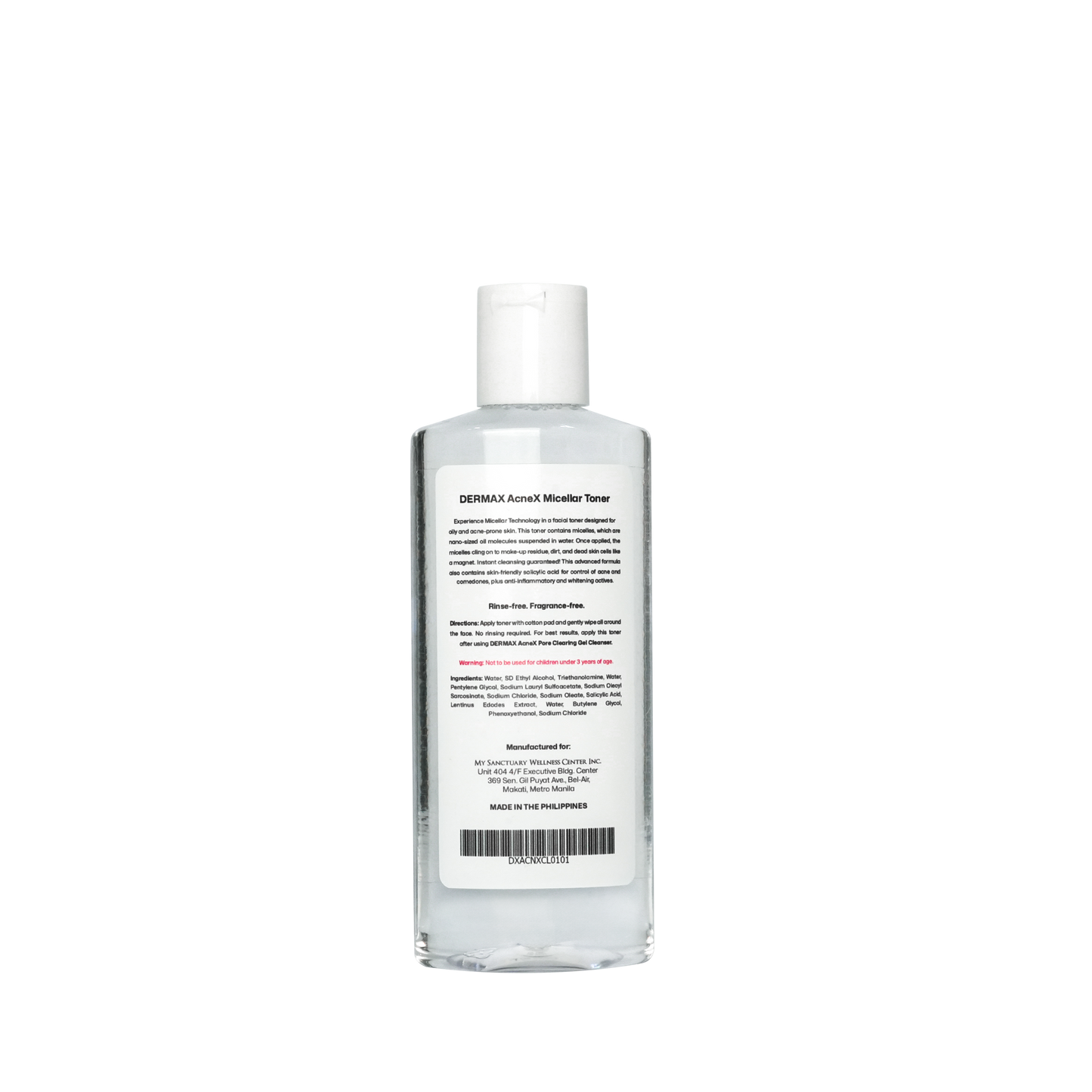 DERMAXPro AcneX Micellar Toner 200mL