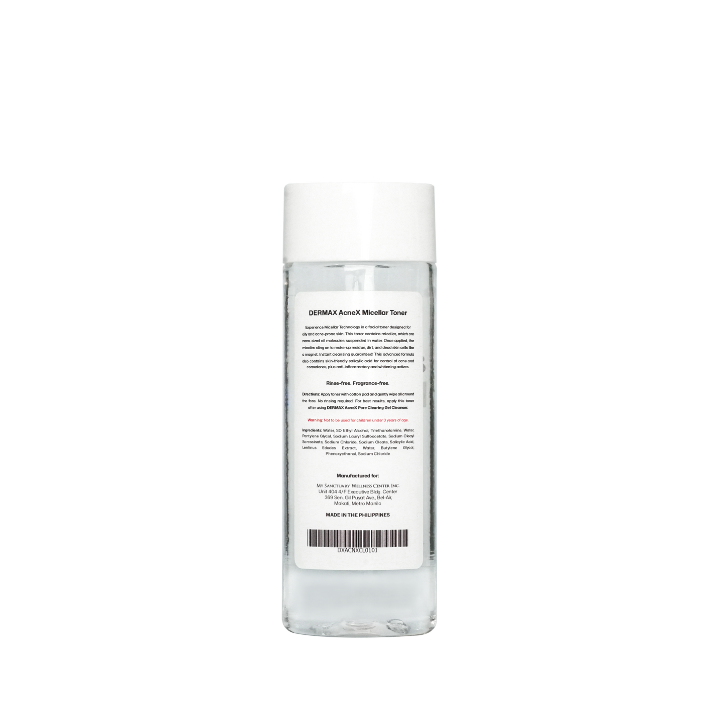 DERMAXPro AcneX Micellar Toner 200mL