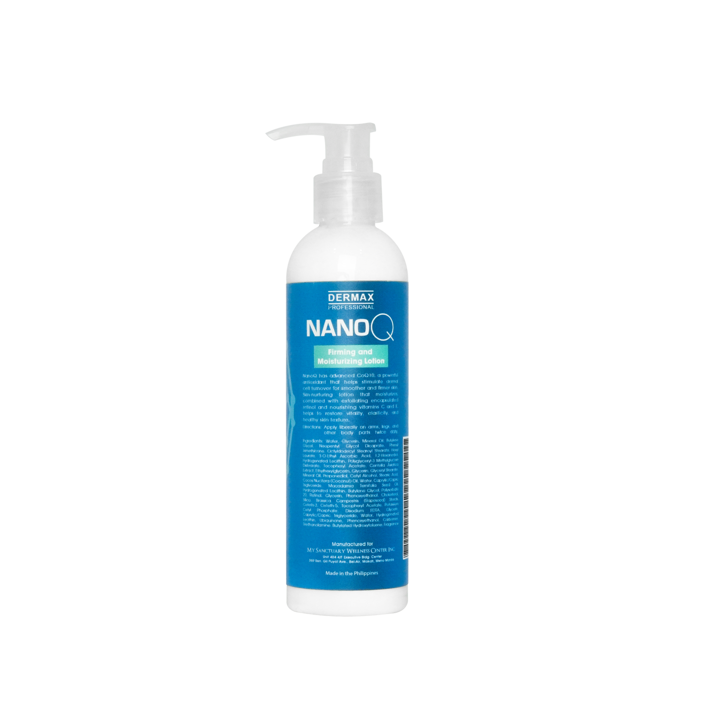 DERMAXPro NanoQ Firming and Moisturizing Lotion 250mL