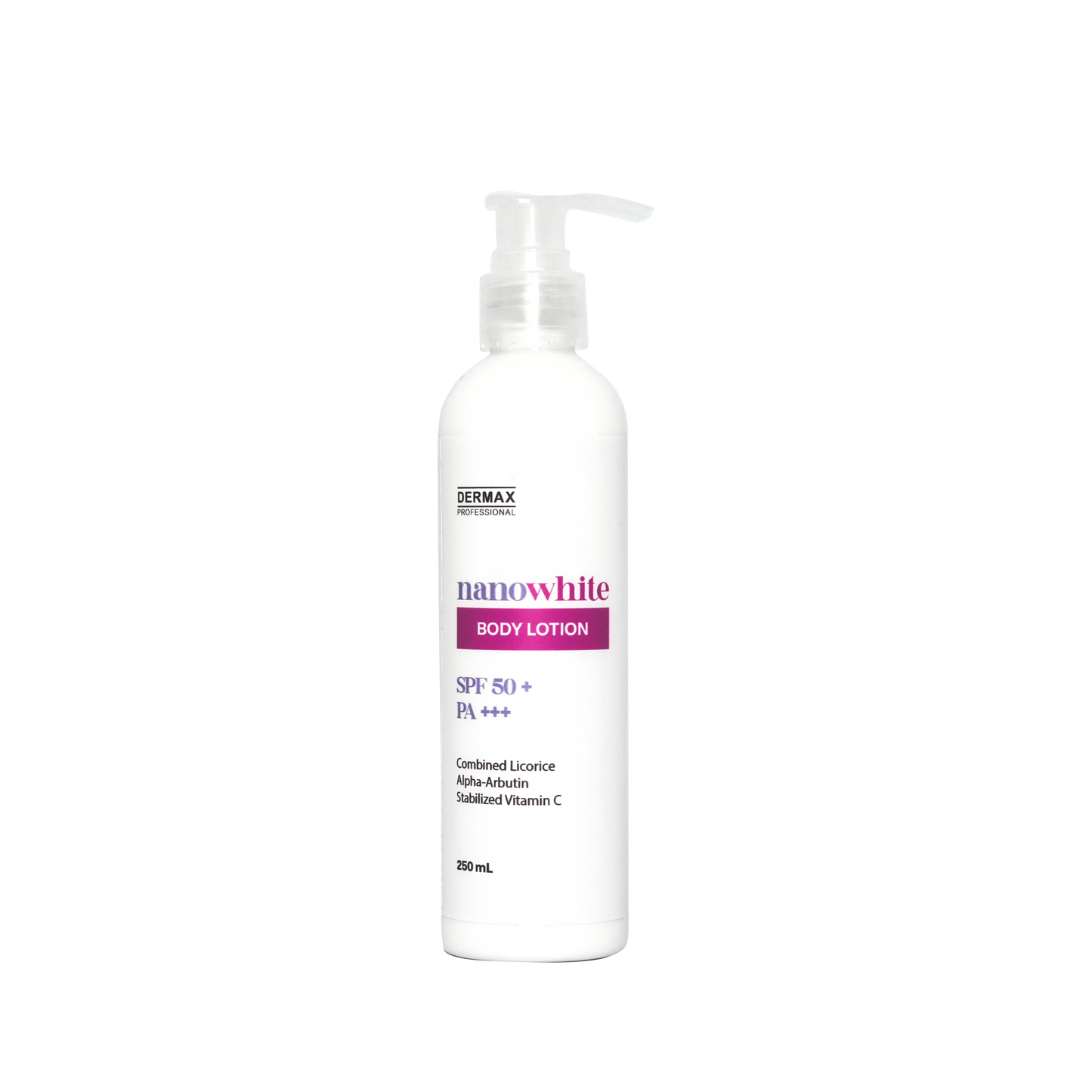 DERMAXPro NanoWhite Body Lotion With SPF 50+ PA+++ 250mL